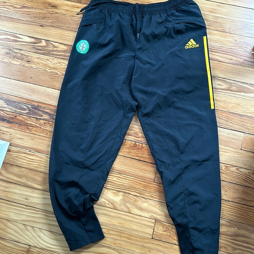 Adidas Celtic Football Club track pants size Large